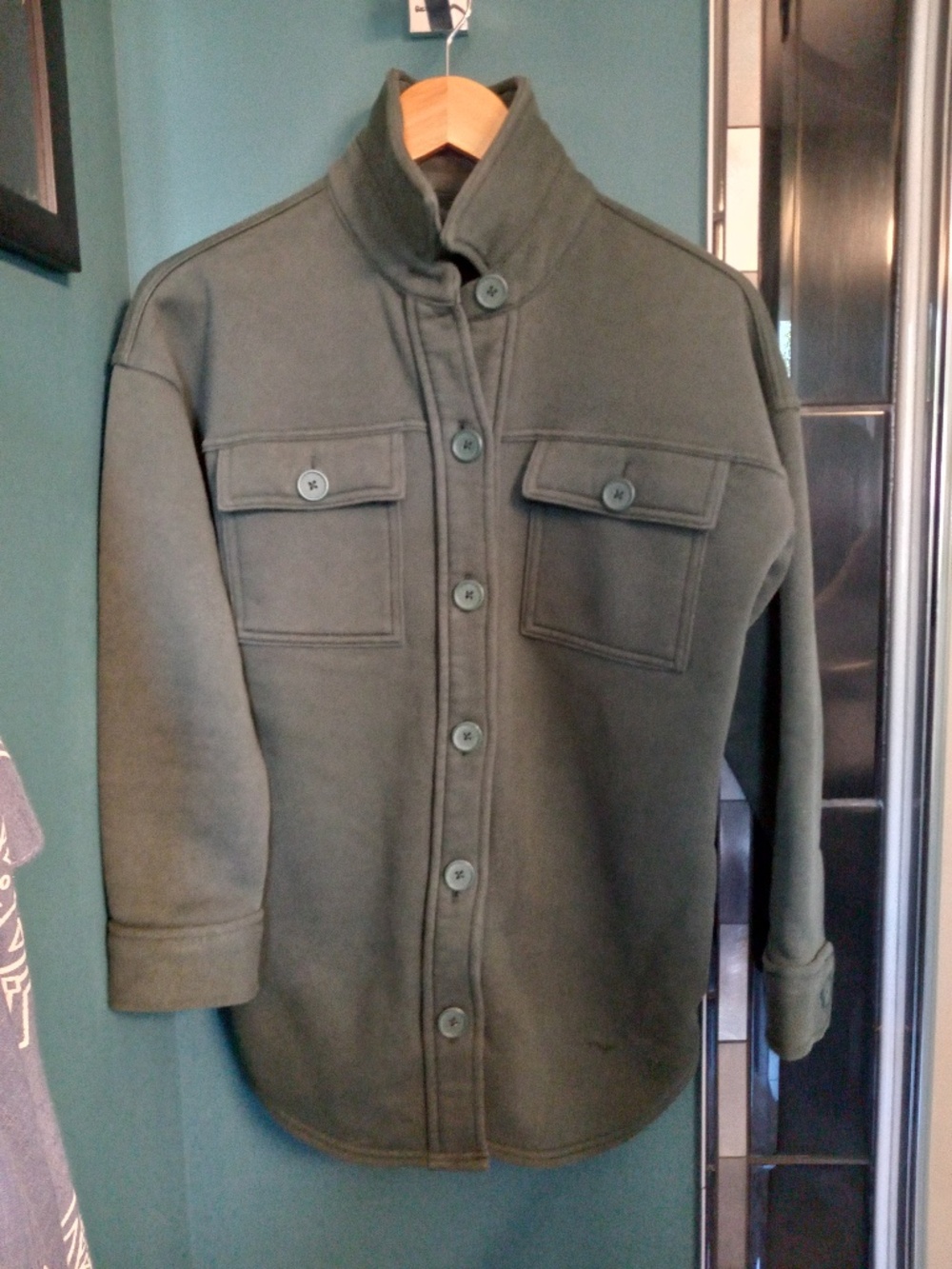 Lazy Pants Amber Jacket- Women's SZ XS- Deep Green